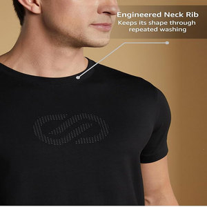 เสื้อยืดออกกำลังกายแขนสั้นพิมพ์โลโก้ตามสั่งสำหรับผู้ชาย เสื้อยืดผู้ชายแห้งเร็ว เสื้อยืดกีฬาระบายอากาศ เสื้อยืดวิ่ง - Product Image 3