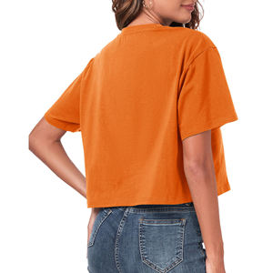 Camiseta Corta Oversize para Mujer, Top Holgado de Algodón de Manga Corta, Estilo Estético, Ajuste Holgado, Camiseta de Moda Urbana para Damas - Product Image 2
