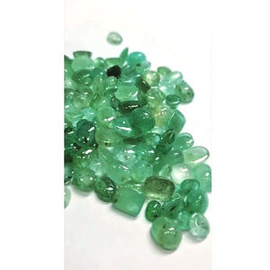 131 pièces d'émeraudes naturelles de 7 mm à 14 mm, cabochons ronds et ovales, lot de 376 carats, Iroc Sales, bonne qualité, pierres brutes, 264 $ US pour tout le lot - Product Image 2