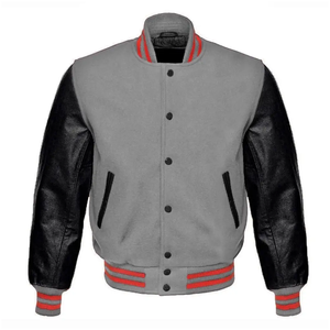 Premium Quality Wool <b>Canvas</b> Winter Varsity Jacket Breathable Square Collar Single <b>Pack</b> Included Dyed Letterman Baseball Letter - Product Image 3