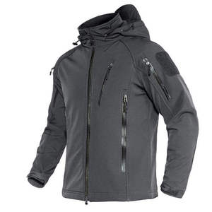 Veste coupe-vent softshell pour homme, imperméable, chaude, pour la randonnée, l'alpinisme et les activités de plein air - Product Image 5