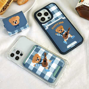 Credit Card <b>Holder</b> Picnic for iPhone & for Galaxy Stylish Diary <b>Laptop</b> Case - Product Image 1