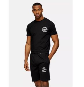 Conjunto de 2 Piezas de Moda Urbana 2026, Camiseta y Pantalones Cortos con Estampado Gráfico, Talla Grande para Hombre, Logotipo Personalizado - Product Image 2