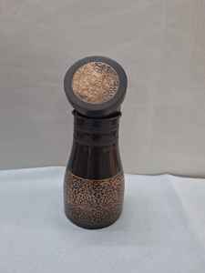 Botella de agua de cobre, botella de cobre martillado, artículos de bebida de cobre puro, jarra de cobre, juego de vasos de cobre, almacenamiento ayurvédico para la salud - Product Image 5