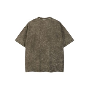 Blank Heavyweight <b>T</b>-<b>shirt</b> Vintage Style Unisex <b>T</b> <b>Shirt</b> <b>Men</b> Short Sleeve Garment Dyed Acid Wash <b>T</b>-<b>shirt</b> - Product Image 3