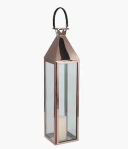 Small Black Stainless Steel Handmade Eco-Friendly Heat Resistant Vintage Hanging Square Glass <b>Hurricane</b> Candle <b>Lantern</b> Holder - Product Image 2
