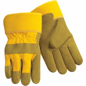 Gants de sécurité haute performance de qualité supérieure pour travaux lourds en cuir de vachette pleine fleur avec dos en coton, anti-vibration, pour l'industrie - Product Image 4