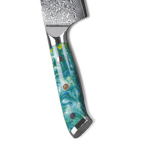 Damascus Steel Professional Kitchen <b>Knife</b> for Meat Vegetables Fruits <b>Bread</b> and General Cooking Damascus Steel Chef <b>Knife</b> - Product Image 5