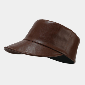 Mens Genuine Leather <b>Cap</b> Adjustable Strap Soft Comfortable <b>Baseball</b> Style Hat Breathable Daily Wear Outdoor Fashion Custom Logo - Product Image 5