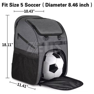 Sac à dos de basketball prêt pour le voyage, pour équipement sportif et effets personnels, sac à dos de basketball à faible MOQ - Product Image 2