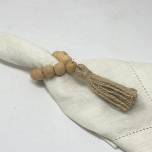 Jute Classic Round Napkin <b>Ring</b> Wedding Eco-Friendly - Product Image 6