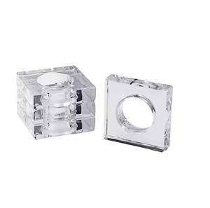 แหวนรองผ้าเช็ดปากอะคริลิคสำหรับตกแต่งโต๊ะอาหารและจัดแต่งโต๊ะ - Product Image 2