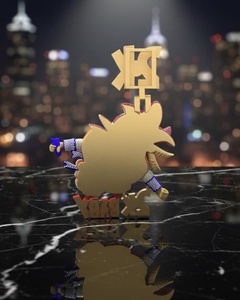 จี้เพชรโมอิสซาไนต์ VVS แบบกำหนดเอง ลายการ์ตูน จี้ฮิปฮอป เงินแท้ 925 จี้แบบสั่งทำพิเศษ จี้แร็ปเปอร์ จี้แบบหรูหรา - Product Image 6