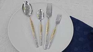 Fabriqué à partir d'un ensemble de couverts en métal de qualité supérieure pour une durabilité et une robustesse inégalées - Product Image 4