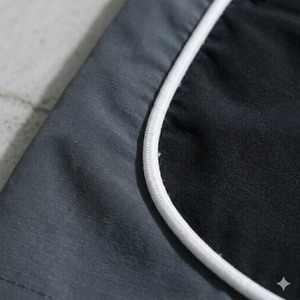 Conjunto corto personalizado para hombre, chaqueta cortavientos de nailon con capucha, ropa urbana transpirable con LOGO personalizado para primavera. - Product Image 4