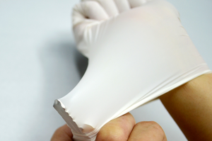 Gants en nitrile 4 mil sans poudre à usage médical, gants synthétiques en nitrile et vinyle pour examen, gants Vytrile en gros - Product Image 3