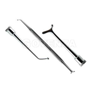 Juego de 3 Pulidores Dentales Manuales de Acero Inoxidable de Doble Punta para Amalgama y Composite con Empuñadura Ergonómica - Product Image 5