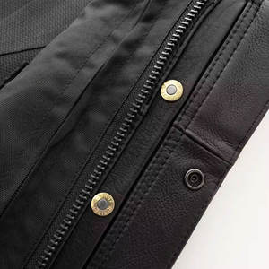 Chaleco de Cuero Transpirable para Motociclismo, Chaleco Casual de Invierno para Hombre, Chaleco Impermeable con Cierre Frontal para Motocicleta - Product Image 6