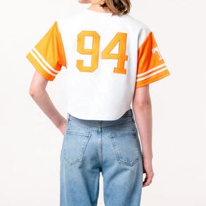 T-shirt personnalisé à col ras du cou sublimé pour femmes Maillot de baseball Softball Style Performance - Product Image 6