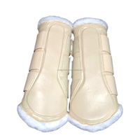 Botas de Protección para Patas de Caballos, Marca Costa Sports, de Lujo, Profesionales, para Entrenamiento al Aire Libre, Multicolores, Cómodas, Personalizadas, con Forro de Piel