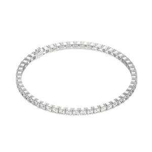 Luxury Style Glosbe & Co 18K White <b>Gold</b> <b>Bangles</b> Everyday Wear for Viet Nam Natural Diamond Tennis Bracelet 2.2mm - Product Image 3