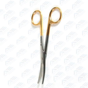 กรรไกรผ่าตัดโค้งสแตนเลสสตีลยี่ห้อ Medic Instruments ผลิตตามสั่งเคลือบสีต่างๆ คุณภาพพรีเมียม - Product Image 3