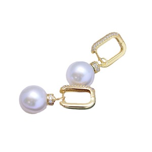 ต่างหูมุกน้ำจืดเจ้าหญิงแสงสว่างรุ่นใหม่ปี 2024 พร้อมเงินแท้ S925 หรูหรา ขนาด 10-11 มม. - Product Image 5