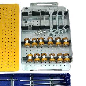 O.R. Micro Plate Instruments <b>Set</b> Stainless Steel Manual High Quality Medical Tools for Bone Surgery CE Certified Hospital Use - Product Image 4
