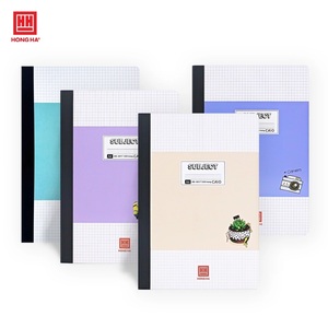 Cahier de notes HONGHA, couverture rigide, reliure cousue, format A4 (210x297mm), carnet de composition léger, 200 pages, plastification - Product Image 1