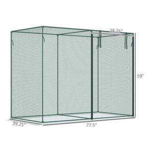 Mini Serra Moderna Facile da Montare con Struttura in Acciaio Zincato e PVC/PE per Uso Domestico e Giardino - Product Image 5