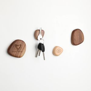Organizador de Llaves Magnético de Madera con Diseño de Cuerda de Escalera, para Colgar en el Techo, Decoración Moderna para la Entrada del Hogar - Product Image 5