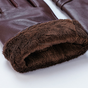 Women Classic Style Leather Dressing <b>Gloves</b> <b>Warm</b> Breathable Winter <b>Gloves</b> With Soft Polyester Inner Lining - Product Image 6