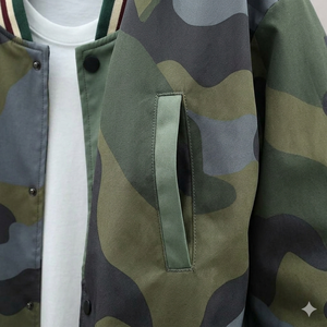 Wholesale <b>Men</b> Sublimated <b>varsity</b> <b>Jackets</b> OEM Custom Logo Long Sleeves Casual <b>Bomber</b> <b>Jacket</b> <b>Men</b> For <b>Men</b> Top Selling <b>Varsity</b> - Product Image 6