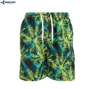 Shorts de bain pour hommes à cordon de serrage, séchage rapide, légers, écologiques, 100 % polyester, été, marque privée - Product Image 5