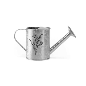 Regadera de Metal con Acabado Azul Real y Asa para Plantas de Interior y Exterior, Estilo Vintage - Product Image 2