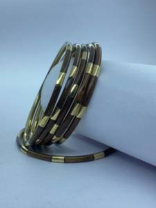 Handforge Global Impex Women's Ethnic Brass <b>Resin</b> Bangles Wholesale Supplier Low MOQ Custom Packaging Service High Quality Party - Product Image 1