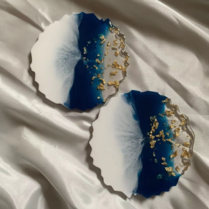 Posavasos de Resina Hechos a Mano en India, los Más Vendidos, de Resina de Material Puro, para Vino y Café, Posavasos para Tazas de Café - Product Image 1