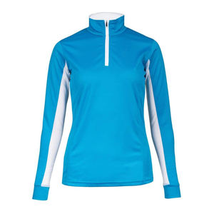 Camisa de equitación premium para mujer, para todas las estaciones, casual, lisa, con logo bordado, de secado rápido, elástica, antiarrugas y transpirable. - Product Image 5