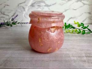 Tarro de Almacenamiento de Resina Premium con Tapa, Hecho a Mano, Decorativo, Organizador para Cocina y Baño, Contenedor para Dulces, Té y Café - Product Image 3