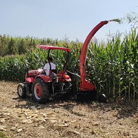 Machine à ensilage de haute qualité, coupe-fourrage super performante pour herbe Napier, avec moteur à boîte de vitesses haute productivité