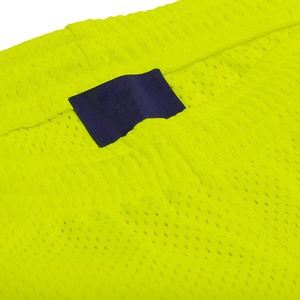 Custom Vintage Fitness Running 100% poliéster transpirable malla pantalones cortos hombres pantalla espuma Puff estampado gimnasio malla pantalones cortos con cordón - Product Image 3