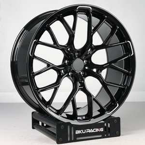 Rines Bku 5x130 Forjados para <span class=keywords><strong>Porsche</strong></span> 911 944 997 991 GT3 GT2 RS Carrera 968 <span class=keywords><strong>928</strong></span> 18 19 20 21 Pulgadas, Rines de Aleación Completamente Cepillados - Product Image 5