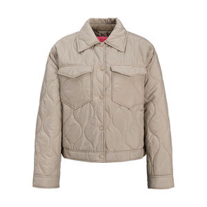 Veste d'hiver matelassée légère et chaude pour femme avec logo personnalisé, style utilitaire, tendance streetwear, vente chaude, OEM - Product Image 1