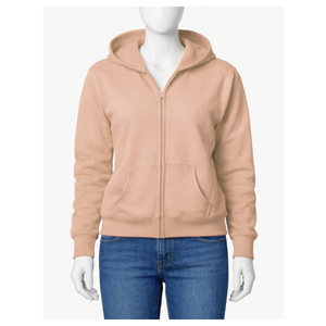 Sweat-shirt unisexe surdimensionné à capuche zippé haut de gamme, épais, avec broderie sur l'épaule et impression personnalisée pour l'automne, avec logo personnalisé - Product Image 6