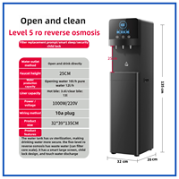 Purificateur d'eau vertical, système de filtration coréen, distributeur d'eau potable, partenaire mondial OEM ODM