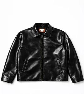 Ready To Ship <b>Black</b> Color <b>Real</b> Cow Stylish Leather Cropped Short Body Formal And Classy Jacket For <b>Men</b> - Product Image 3