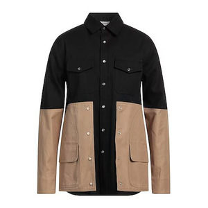 เสื้อโค้ทผู้ชายผ้าทวิลสองชั้น ดีไซน์ทันสมัย มีกระเป๋าหน้า ปิดด้วยกระดุมแป๊ก เป็นมิตรต่อสิ่งแวดล้อม ระบายอากาศได้ดี ให้ความอบอุ่น - Product Image 1