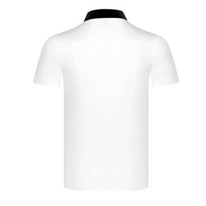 Polo de manga corta de poliéster y algodón de secado rápido con logotipo personalizado de primera calidad para hombre - Product Image 6