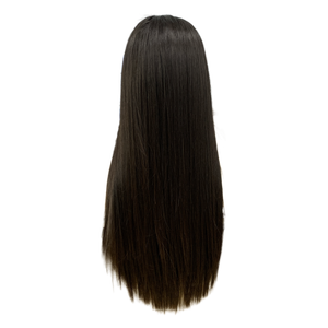 Nouvelle arrivée perruques de cheveux humains droites naturelles longue cuticule aligner cheveux vietnamiens noir suisse HD dentelle frontale perruque prix de gros - Product Image 1