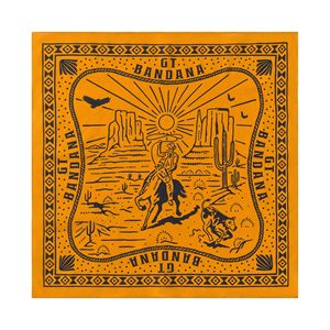 Bandana promotionnel personnalisé en coton uni respirant avec impression numérique, motif artistique, pour femmes, style occidental, masque de sport anti-UV, vente en gros - Product Image 1